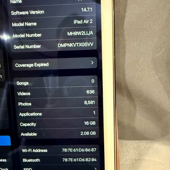 Apple iPad Air 2 - Gold 16GB - WiFi